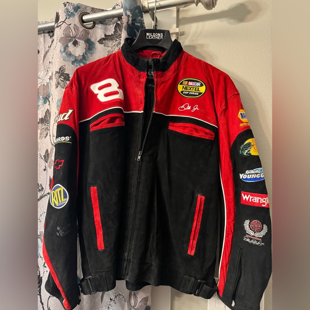 Dale Earnhardt Jr Suede Jacket